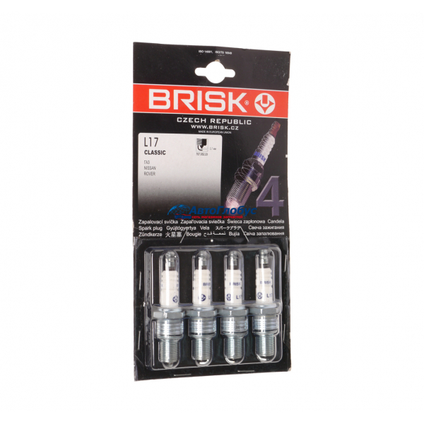 Свеча Brisk L17 ЗМЗ-406-409 (4шт)