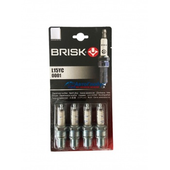 Свеча Brisk L15YC ВАЗ-2101-10, 2121 карб. мед.эл. (4шт)
