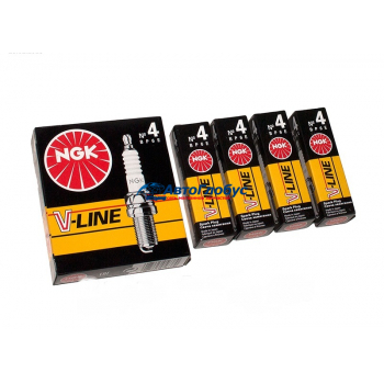 Свеча  NGK № 4 ВАЗ-2101-2107, 2121 (BP6E) (4шт)
